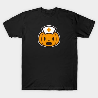 Halloween Nurse Jack-o'-Lantern Pumpkin Health Kawaii Cute T-Shirt